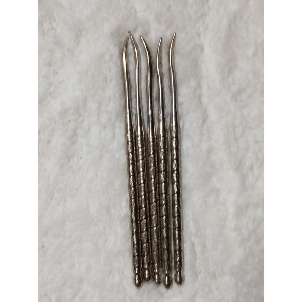 HMQ Vintage 2‎ Nutcracker with 5 Picks Silver Stainless Steel Seafood / Nuts USA - Picture 2 of 4